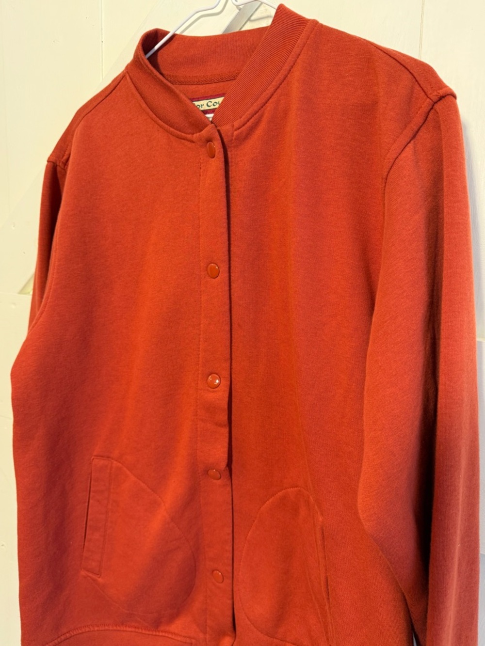 Tudor Court Rust Button Front Jacket Size L Pockets - Picture 3 of 11